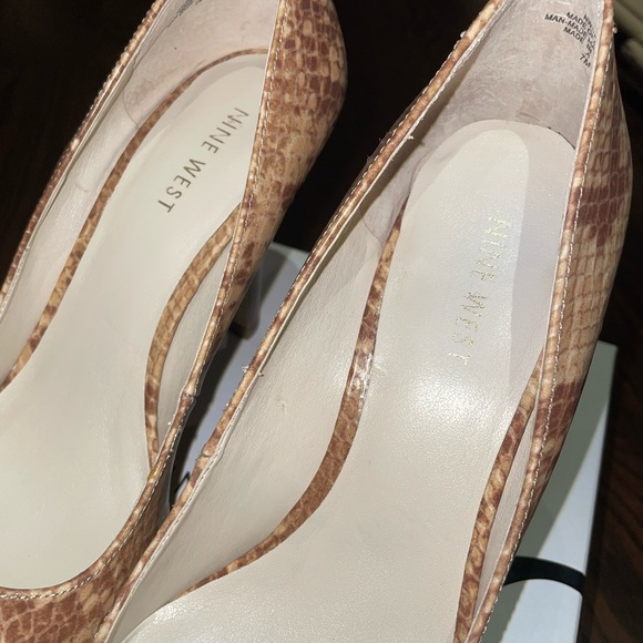 Nine West Snake Skin Heels - Picture 2 of 3